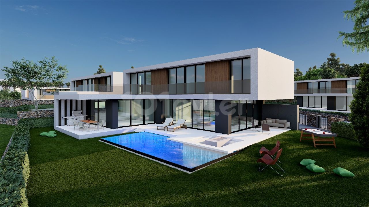 4+1 and 5+1 luxury villas for sale in Çatalköy