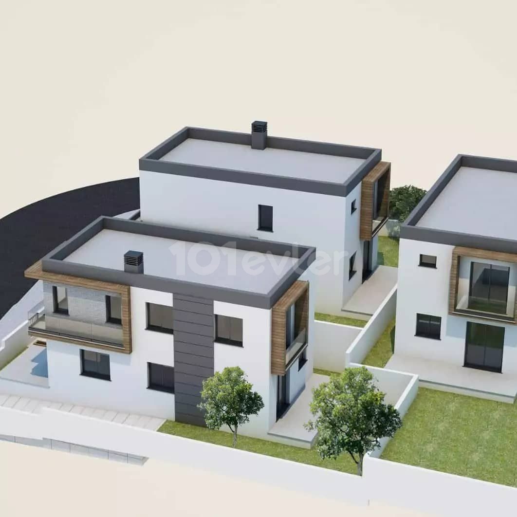 Вилла Gonyeli Lovers Hill Area 3+1 с великолепным видом на продажу