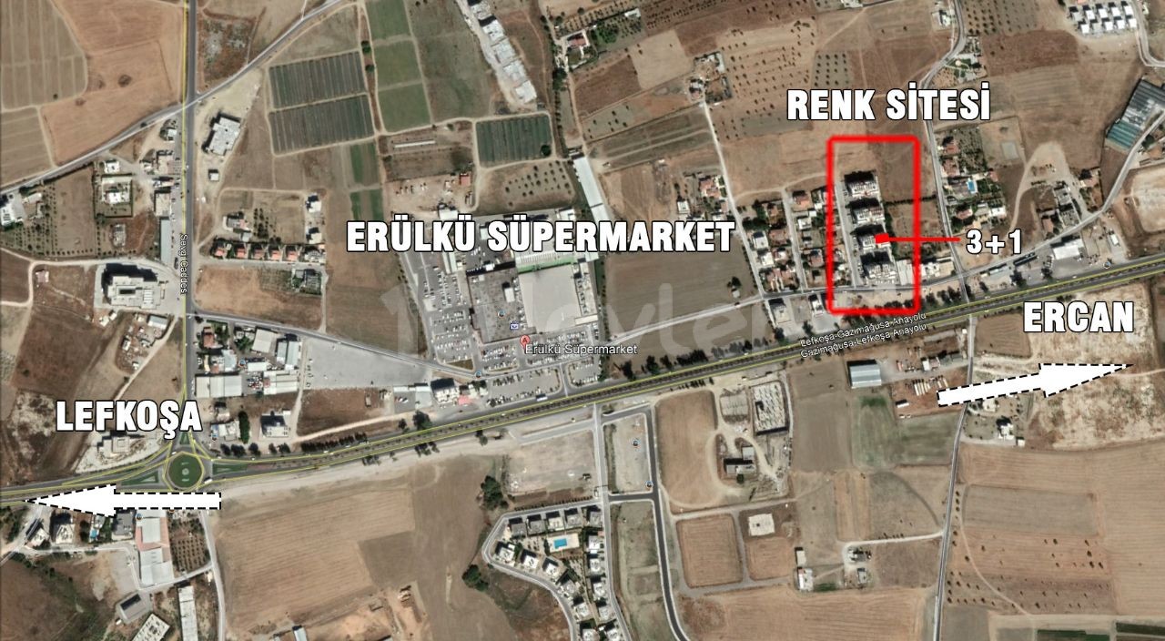 For sale from the owner/ Erülkü supermarket as well as 3+1 apartments (Color apartments) ** 