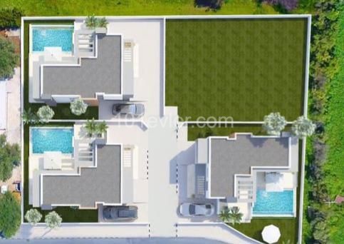 3+1 VILLA MIT POOL IN KYRENIA CHATALKÖY ZU VERKAUFEN ** 