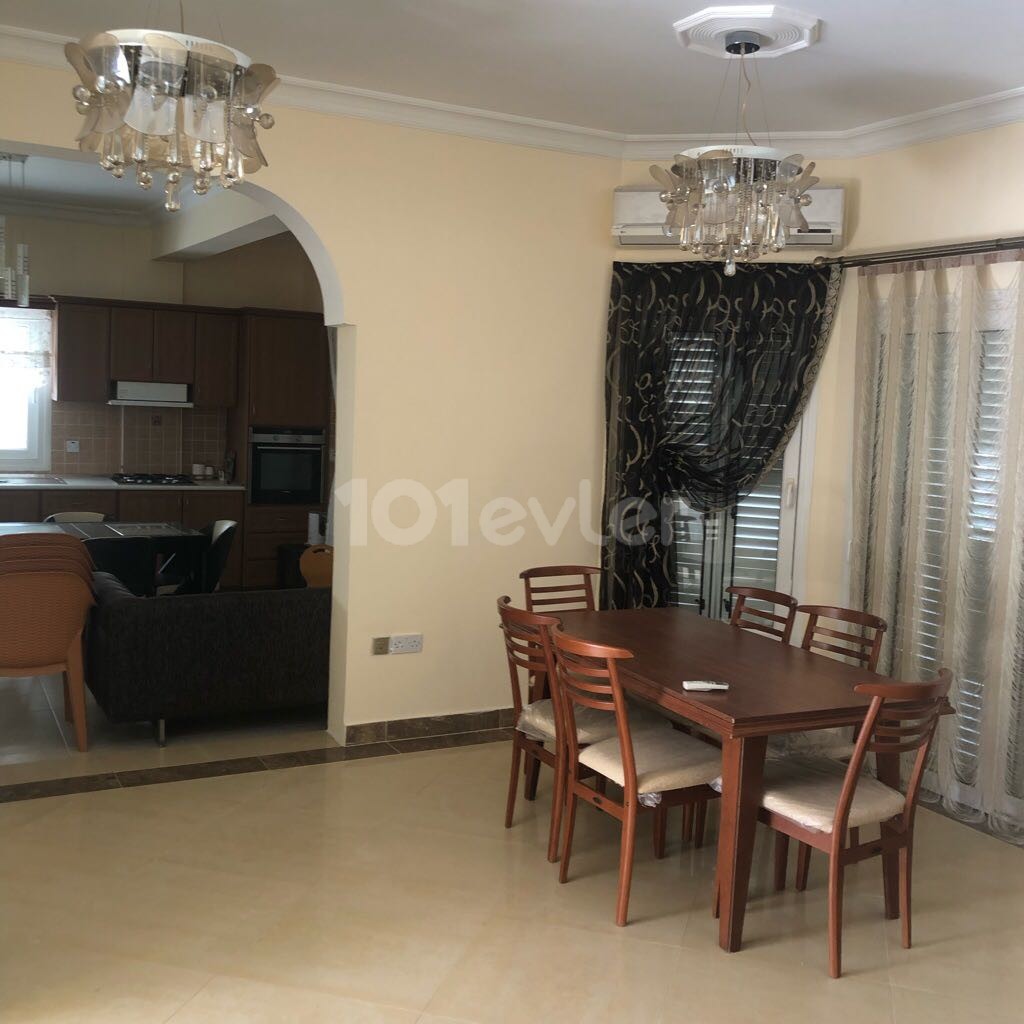 3 + 1 DETACHED VILLA FOR RENT WITH FULL FURNITURE WITH DETACHED POOL IN THE CENTER OF KYRENIA.. ** 