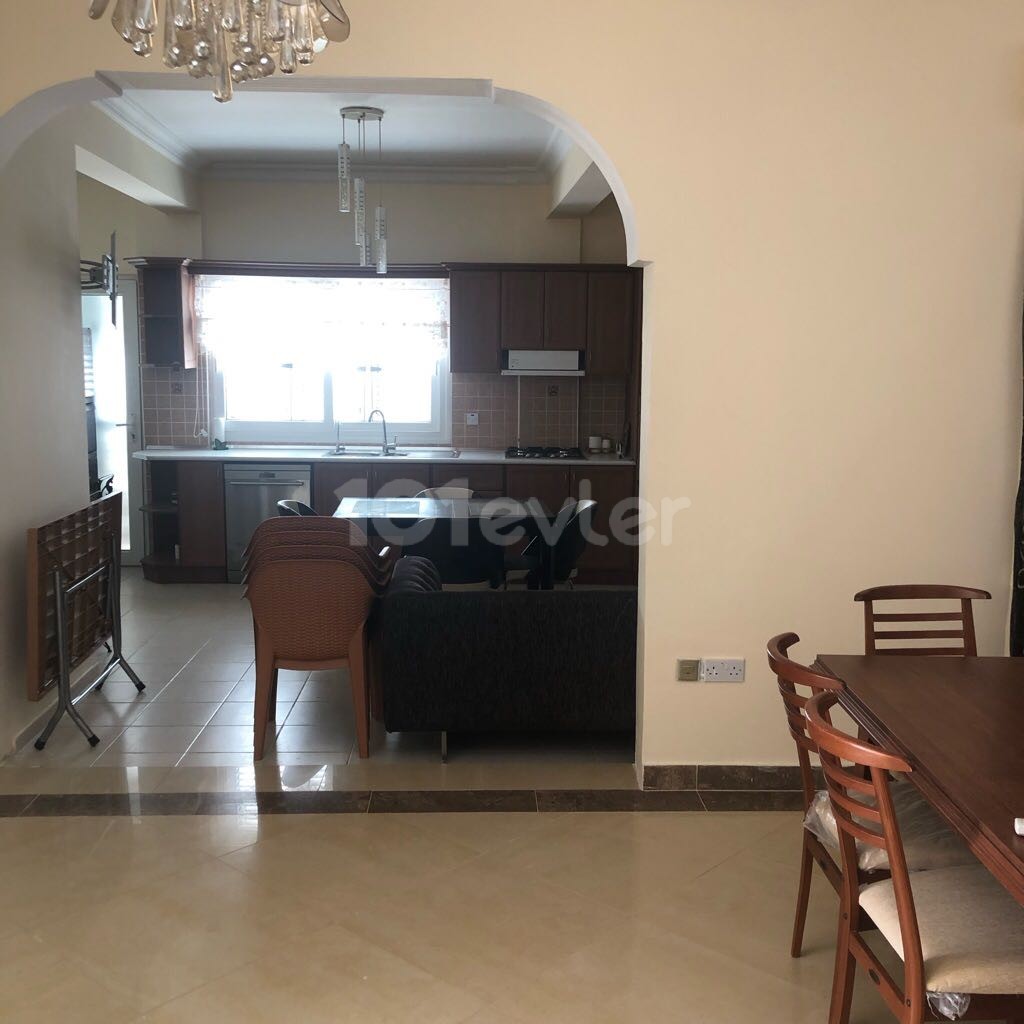 3 + 1 DETACHED VILLA FOR RENT WITH FULL FURNITURE WITH DETACHED POOL IN THE CENTER OF KYRENIA.. ** 