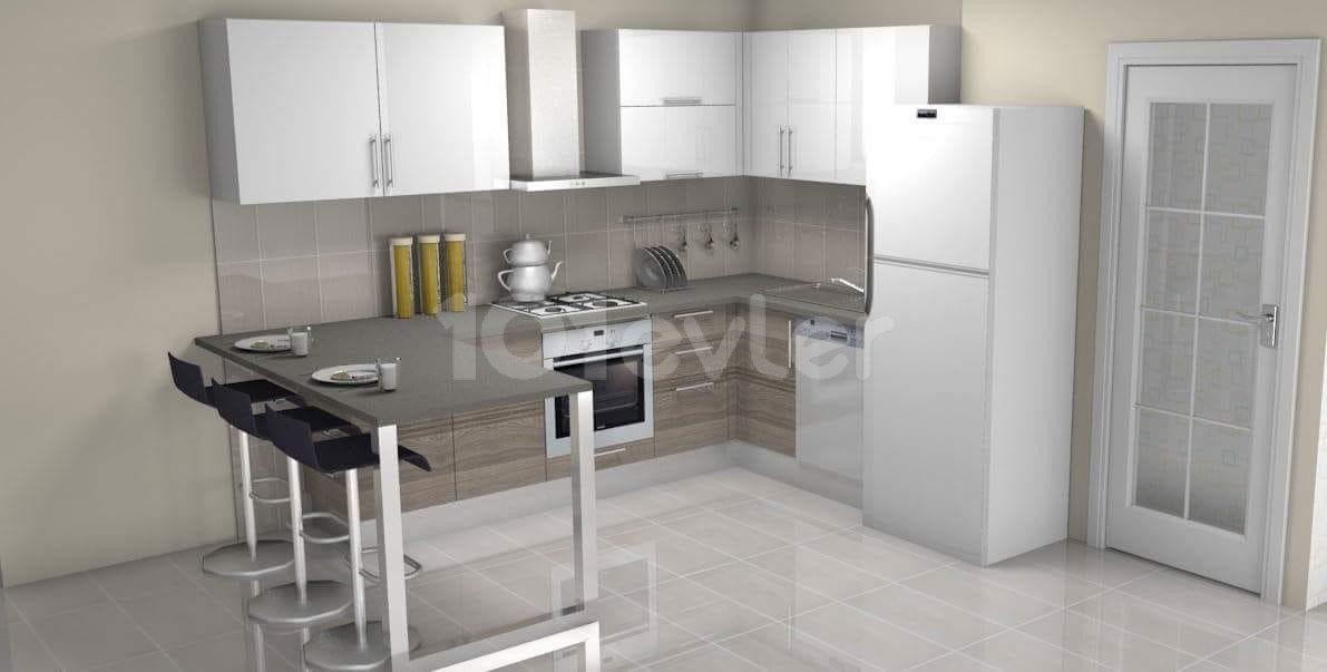 ZERO 2 + 1 LUXURY APARTMENT WITH AIR CONDITIONING FOR SALE IN DEREBOYU.. ** 