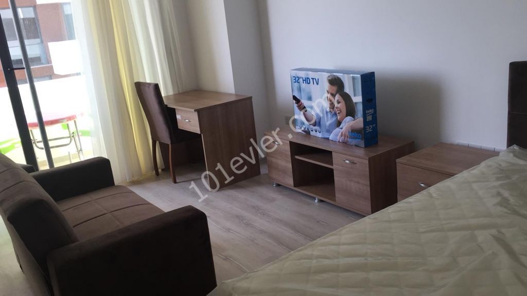 Gazimağusa merkezinde satılık 1+0 (studio) yeni  ful eşyali daire