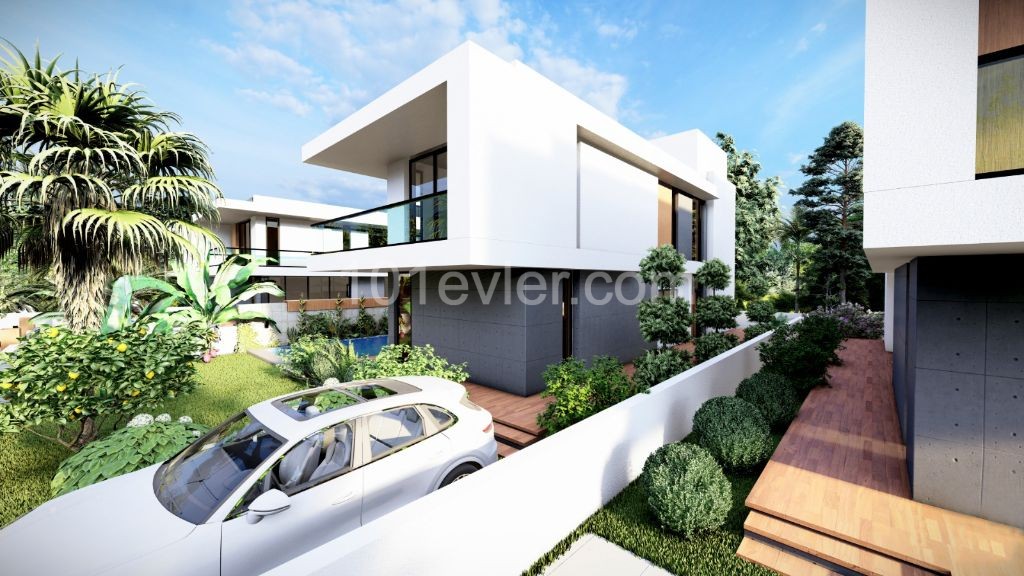 Kuzey Kıbrıs,Mağusa,Yeniboğaziçı bölgesinde satılık 4+1 yeni villa