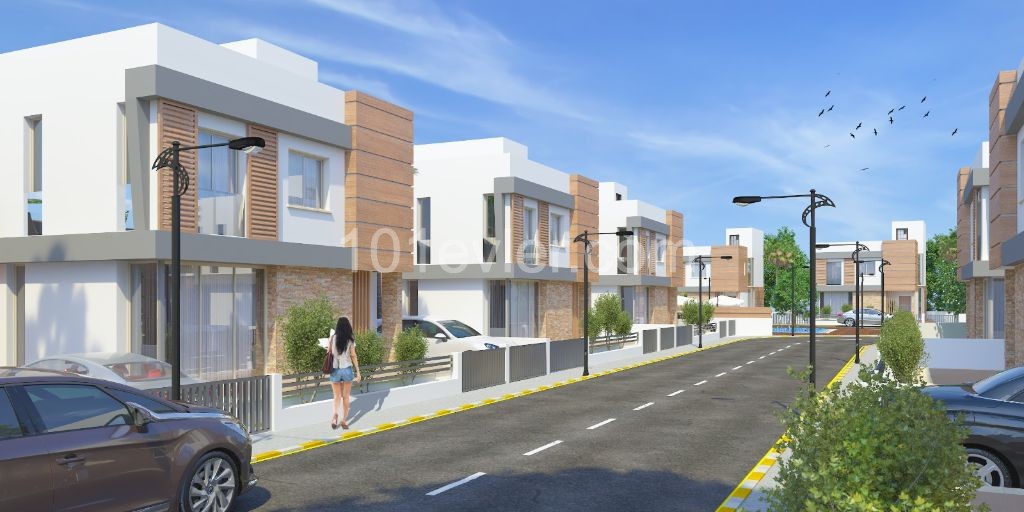 North Cyprus,Famagusta,Yenibogazichi area,three bedrooms dyplex villa for sale