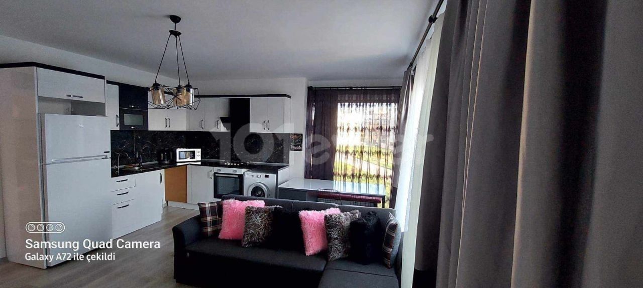 NORTH CYPRUS MAGUSA CANAKKALE FURNISHED 1+1 FLAT FOR SALE