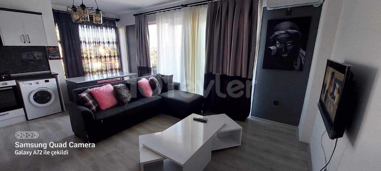 NORTH CYPRUS MAGUSA CANAKKALE FURNISHED 1+1 FLAT FOR SALE