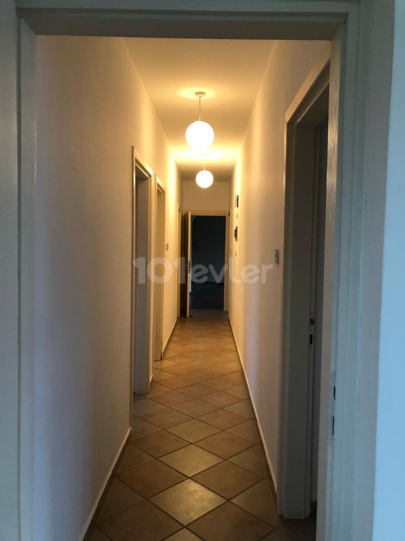 FAMAGUSTA (Very close to the Salamis road monument circle) VERY SPACIOUS AND CLEAN 3+1 FLAT FOR RENT