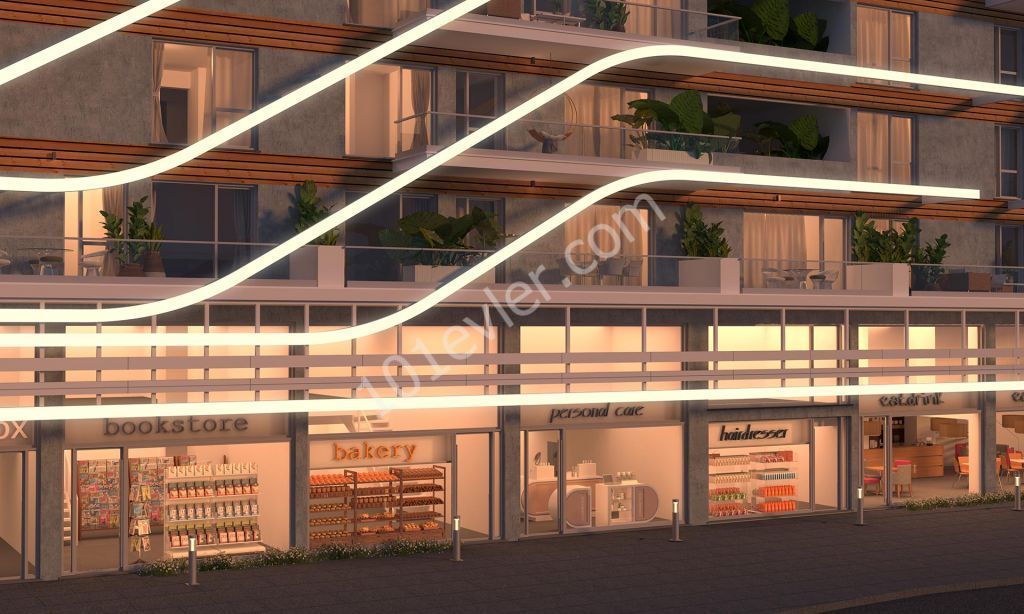  LEFKOŞA/MİNARELİKÖY GARDENPARK34 NİSAN'DA TESLİM SIFIR 2+1 LÜKS DAİRE