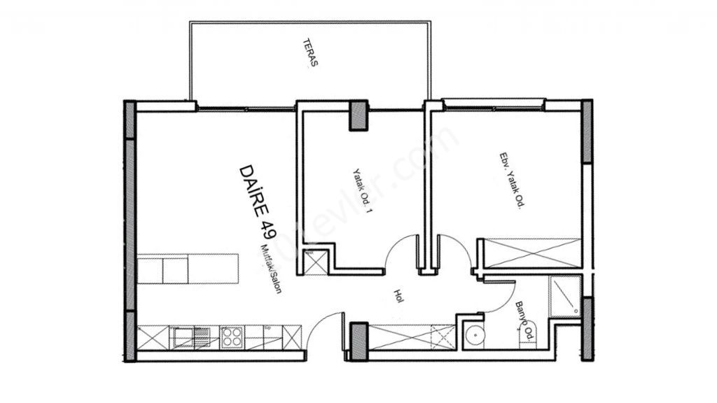 LEFKOŞA/MİNARELİKÖY GARDENPARK34 NİSAN'DA TESLİM SIFIR 2+1 LÜKS DAİRELER