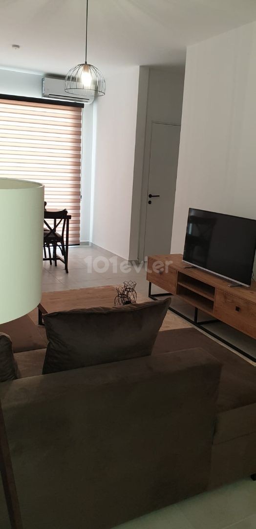 LEFKOŞA MİNARELİKÖY GARDENPARK34 PROJECT 1+1 LUXURY FURNISHED APARTMENT FOR RENT ON APRIL 10 THE TENANT WILL LEAVE