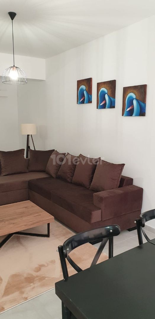 LEFKOŞA MİNARELİKÖY GARDENPARK34 PROJECT 1+1 LUXURY FURNISHED APARTMENT FOR RENT ON APRIL 10 THE TENANT WILL LEAVE