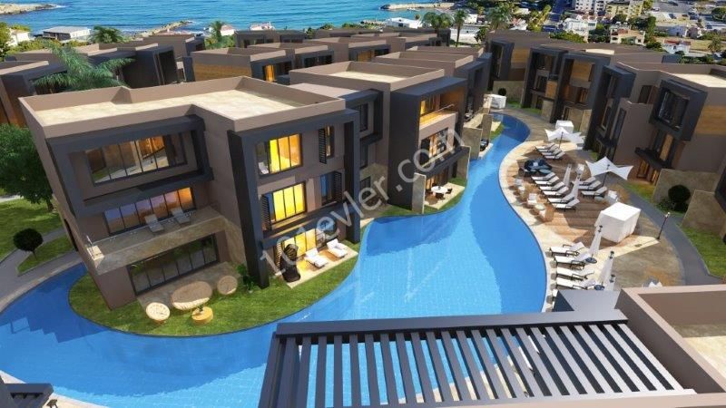 KIBRISIN EN GÜZEL LOFT PROJESİ SATIŞTA DENİZ MANZARALI SATILIK DAİRELER 