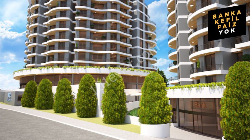 1 +1 RESIDENCE APARTMENTS FOR SALE IN KYRENIA !! "NO BANK, NO GUARANTOR, NO INTEREST" ** 