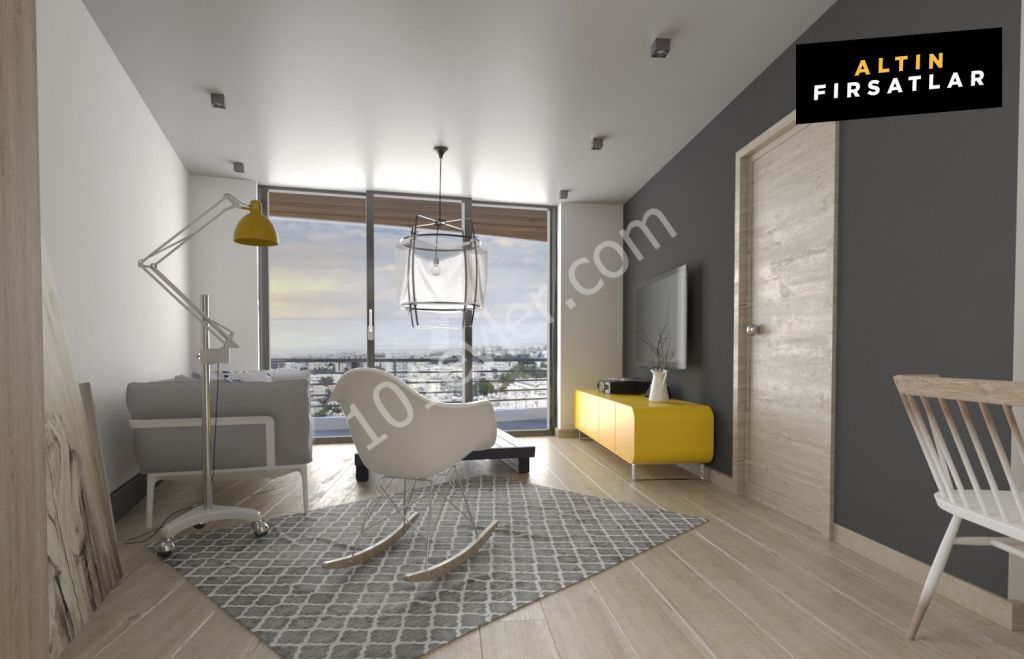 1 +1 RESIDENCE APARTMENTS FOR SALE IN KYRENIA !! "NO BANK, NO GUARANTOR, NO INTEREST" ** 