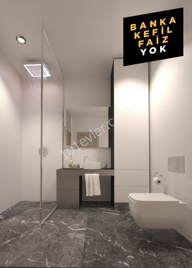 GİRNE'DE SATILIK 2+1 PENTHOUSE REZİDANS DAİRELER !! ''BANKA YOK KEFİL YOK FAİZ YOK''