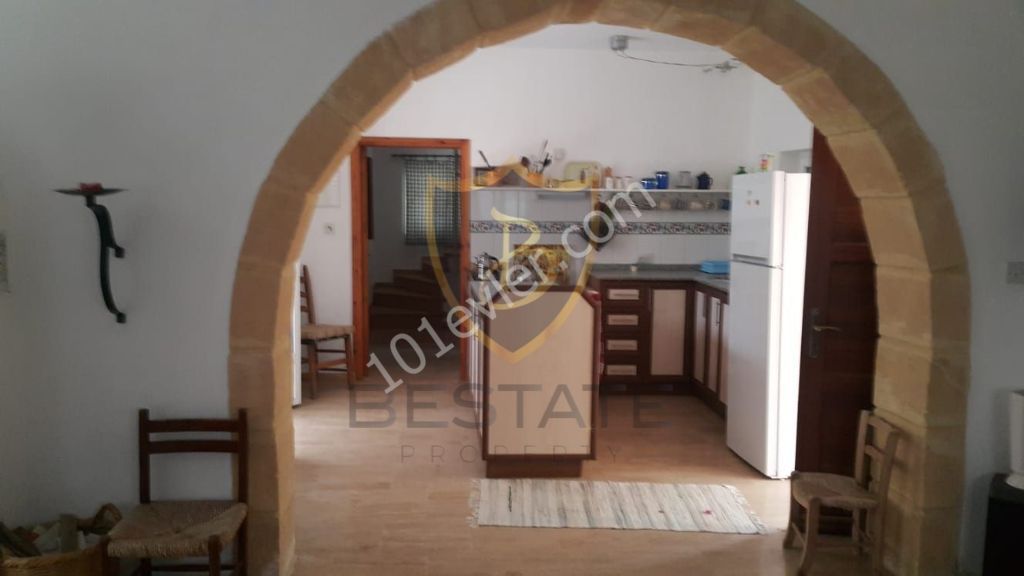 GIRNE ZEYTINLIK FOR SALE 4+1 STONE VILLA NOSTALGIA (GERMAN ENGINEERING) !