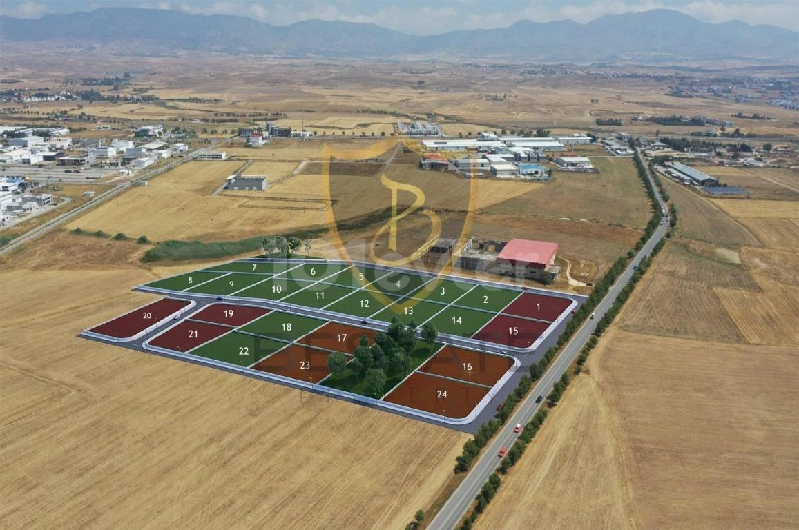 ACREAGE PLOTS FOR INVESTMENT IN ALAYKOY INDUSTRIAL ZONE AT PRICES STARTING FROM STG 75,000! Decare LAND PLOTS FOR INVESTMENT IN ALAYKOY INDUSTRIAL ZONE STARTING FROM STG 75,000!! ** 