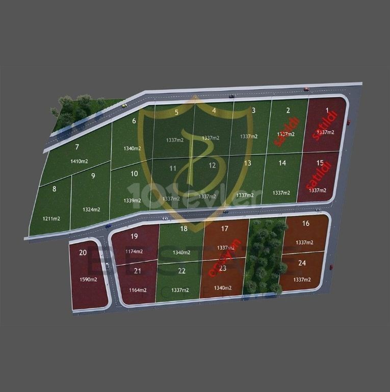 ACREAGE PLOTS FOR INVESTMENT IN ALAYKOY INDUSTRIAL ZONE AT PRICES STARTING FROM STG 75,000! Decare LAND PLOTS FOR INVESTMENT IN ALAYKOY INDUSTRIAL ZONE STARTING FROM STG 75,000!! ** 