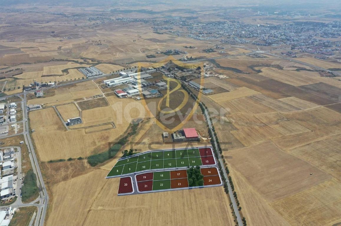 ACREAGE PLOTS FOR INVESTMENT IN ALAYKOY INDUSTRIAL ZONE AT PRICES STARTING FROM STG 75,000! Decare LAND PLOTS FOR INVESTMENT IN ALAYKOY INDUSTRIAL ZONE STARTING FROM STG 75,000!! ** 