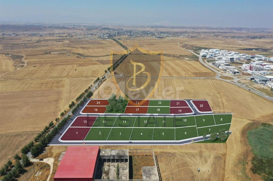 ACREAGE PLOTS FOR INVESTMENT IN ALAYKOY INDUSTRIAL ZONE AT PRICES STARTING FROM STG 75,000! Decare LAND PLOTS FOR INVESTMENT IN ALAYKOY INDUSTRIAL ZONE STARTING FROM STG 75,000!! ** 