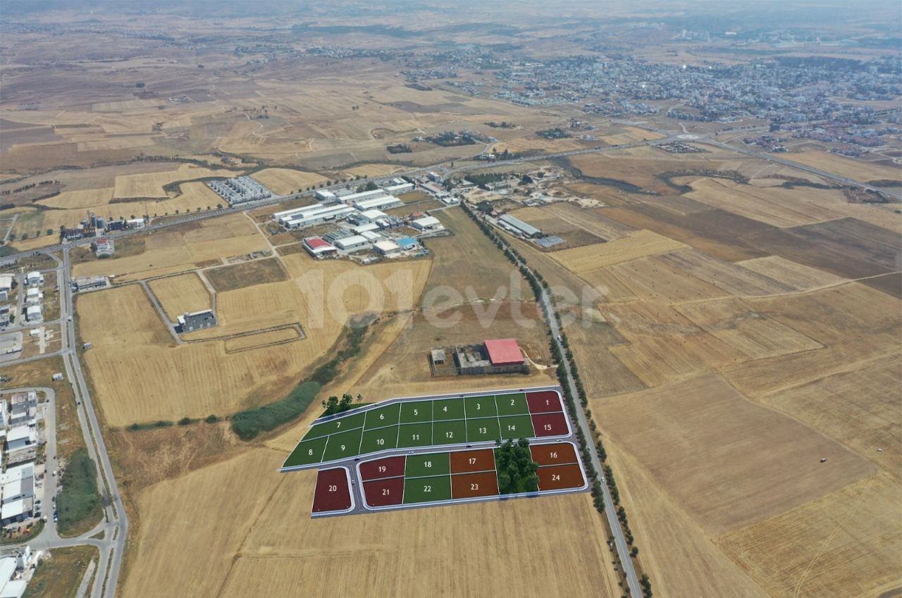 INVESTMENT LANDS IN NICOSIA ALAYKOY INDUSTRIAL ZONE WITH PRICES STARTING FROM 90,000 STG!!