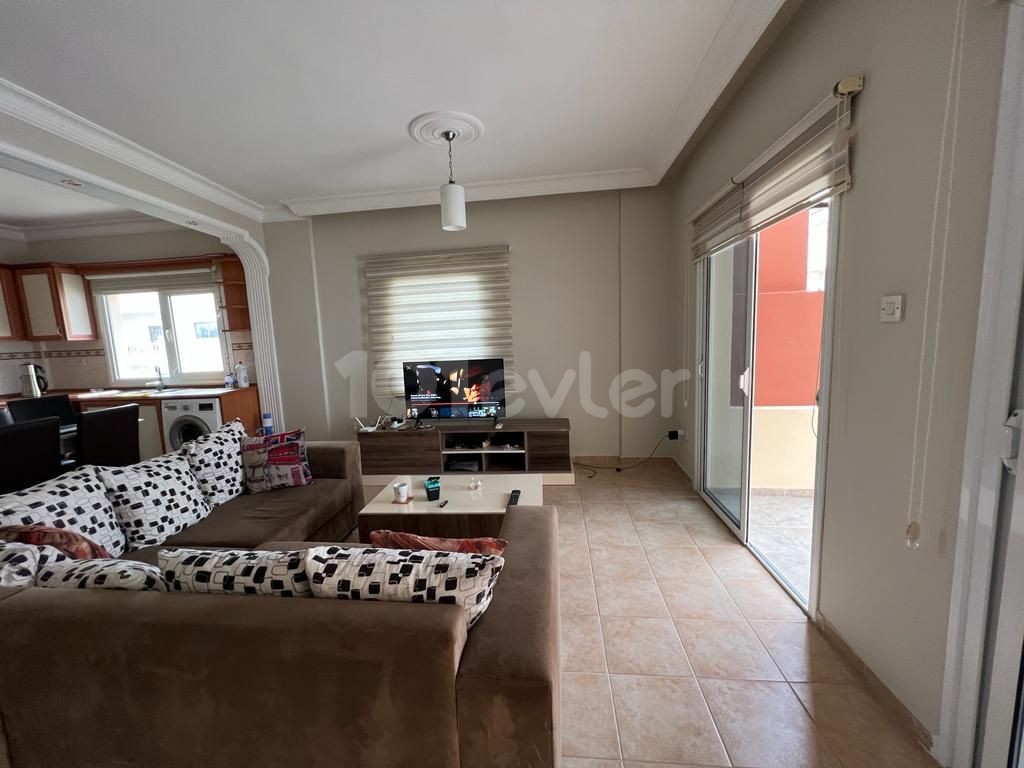 FURNISHED 2+1 FLAT WITH LARGE TERRACE IN KYRENIA CENTER !!