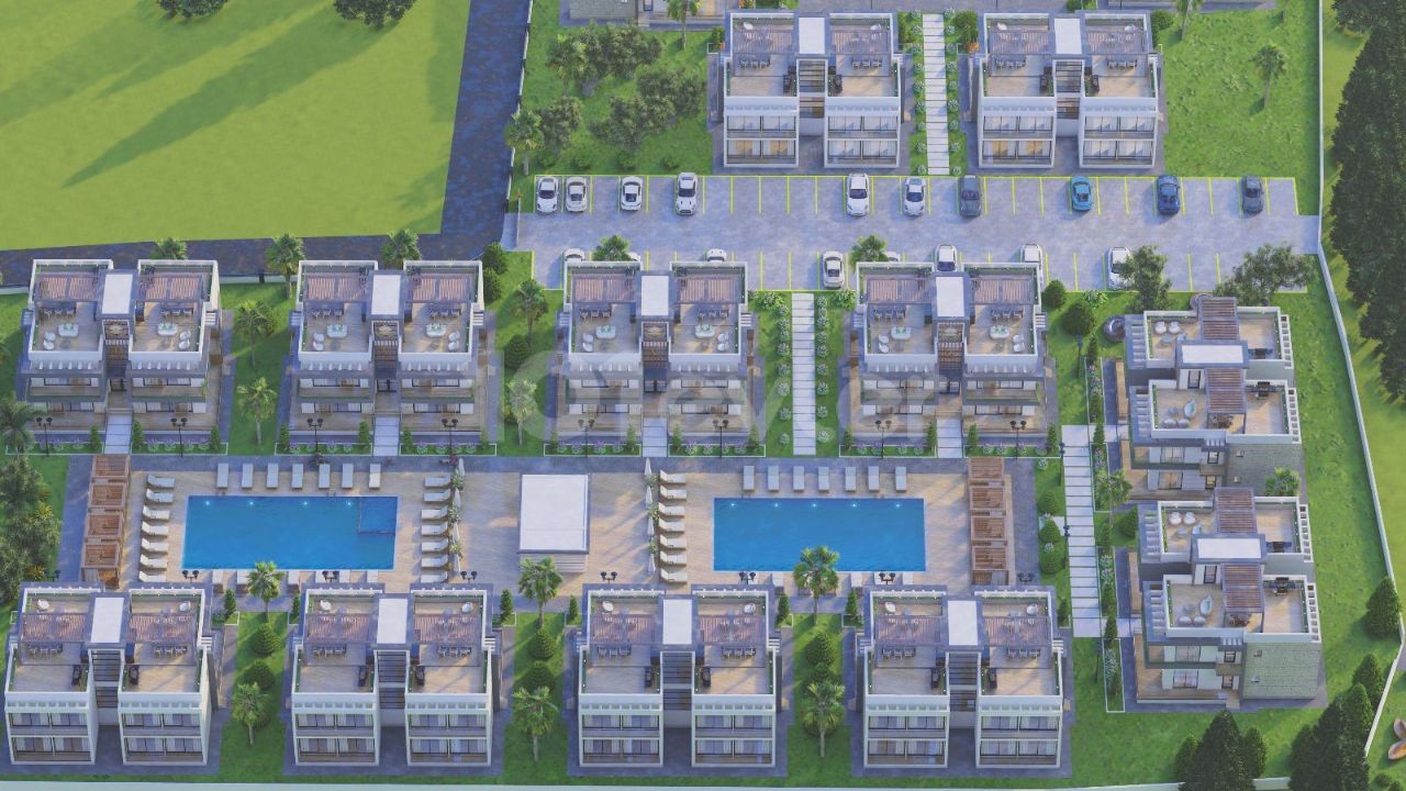 Luxuriöse und moderne Grundstückswohnungen in der Nähe des Yachthafens in YenİERENKÖY!!