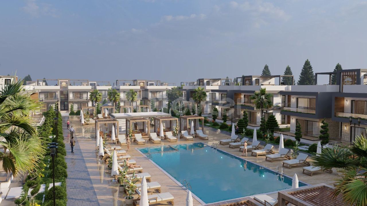 Luxuriöse und moderne Grundstückswohnungen in der Nähe des Yachthafens in YenİERENKÖY!!