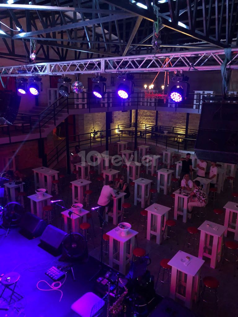 CLUB/CONCERT AREA/ENTERTAINMENT PLACE IN KYRENIA ALSANCAK WITH ALL PERMISSIONS AVAILABLE ON PERIOD RENT