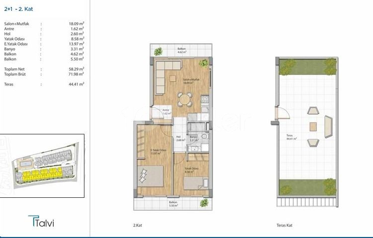 2+1/3+1/4+1 DUPLEX-OPTIONEN MIT MEERBLICK, PERFEKTE WOHNUNGEN ZUM VERKAUF MIT POOL UND INNENPARKPLATZ IN GIRNE ALSANCAK