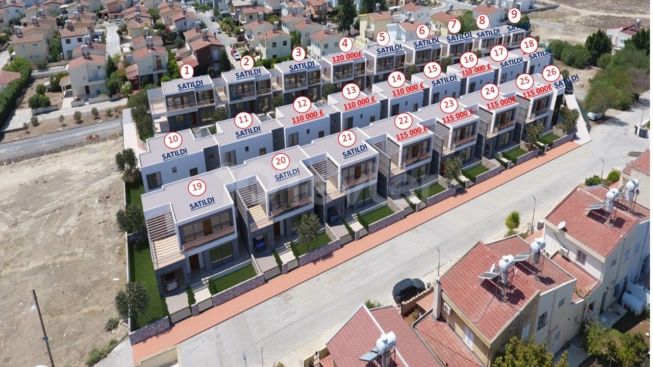 OPPORTUNITY 3+1 VILLAS IN NICOSIA GÖNYELİ