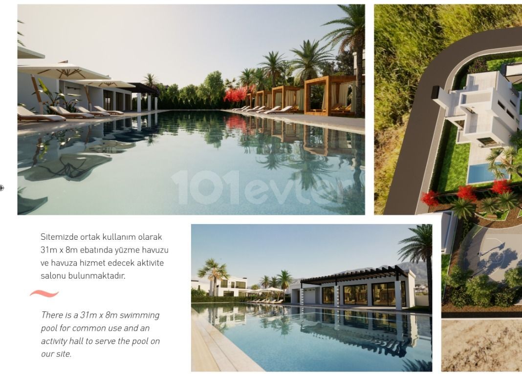 VILLAS IN THE MOST POPULAR LOCATION OF THE REGION IN KYRENIA EDREMIT WITH 10 YEARS PAYMENT PLANNED DELIVERY IN 2025