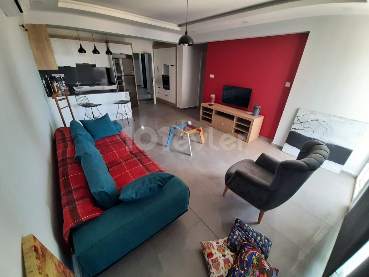 1+1 WOHNUNG ZU VERKAUFEN IN FAMAGUSTA TERRACE PARK ** 