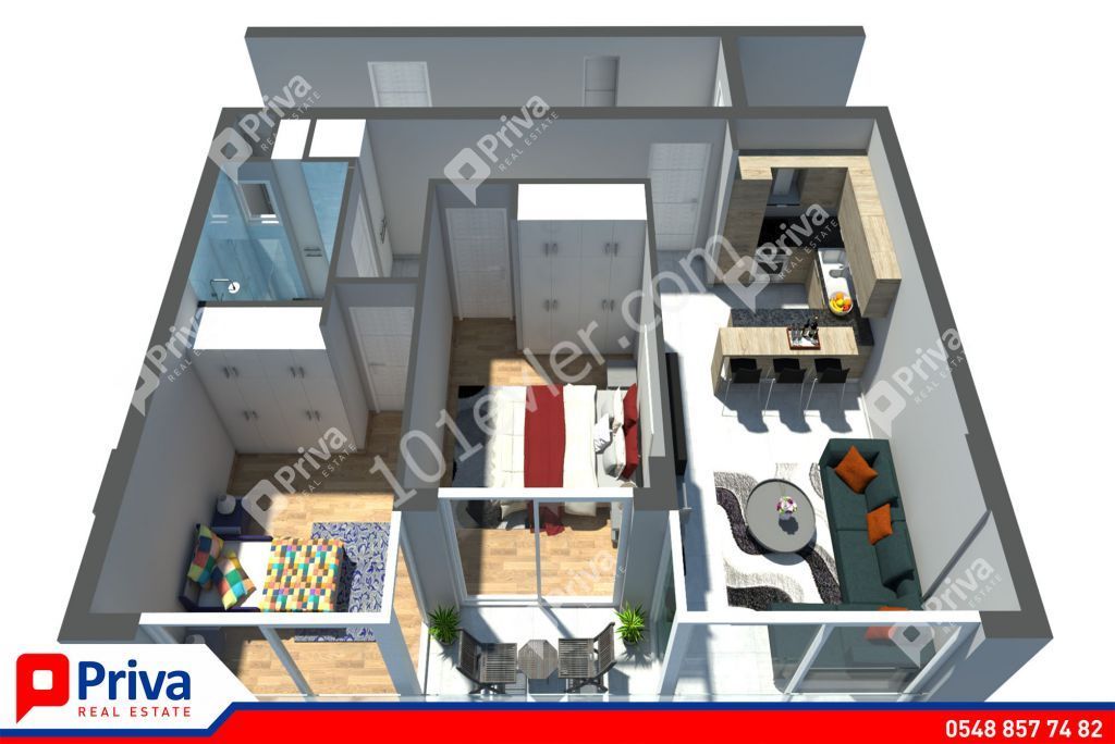 2 bedroom flat for sale in Nicosia