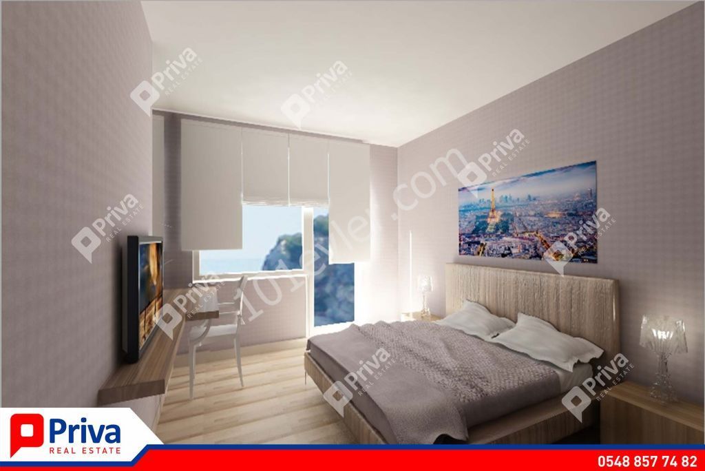 GİRNE MERKEZ'DE 3+1 SATILIK DAİRE