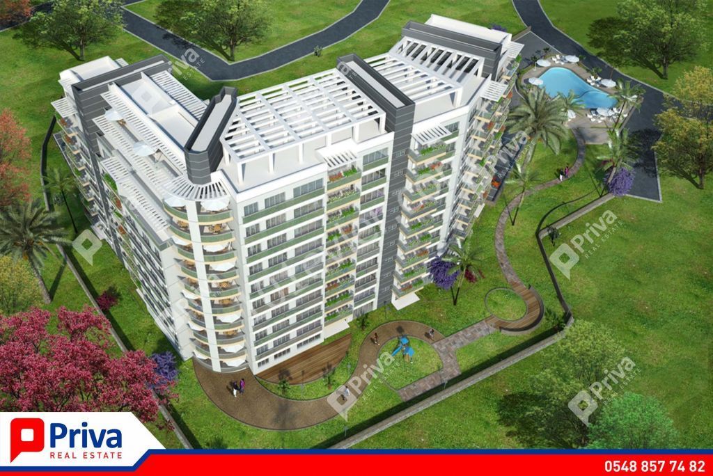 GİRNE MERKEZ'DE 3+1 SATILIK DAİRE