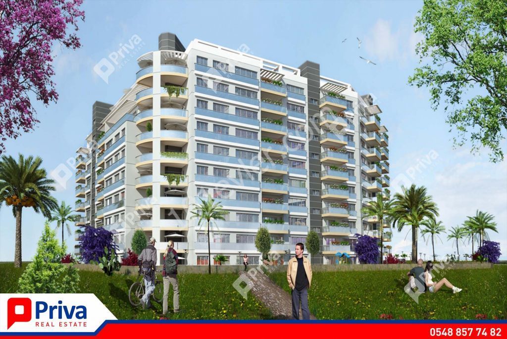 GİRNE MERKEZ'DE 3+1 SATILIK DAİRE