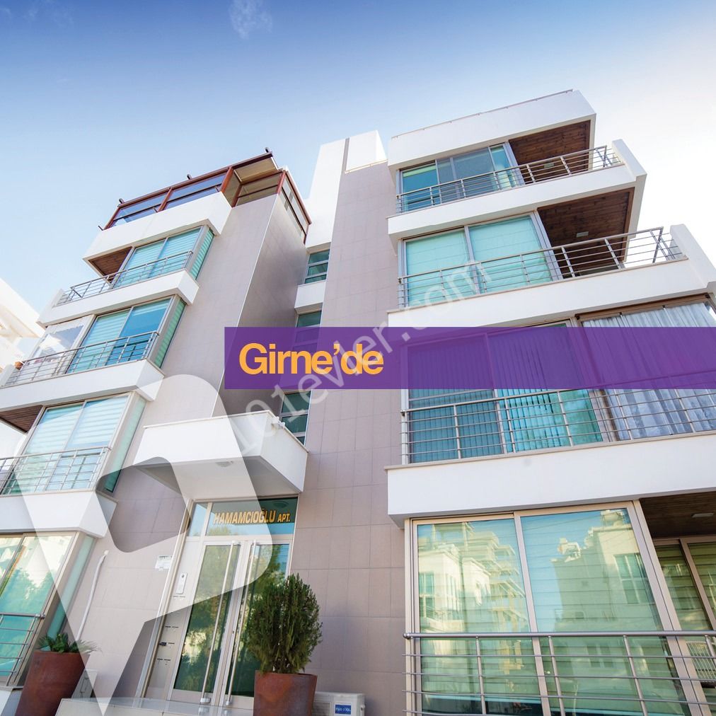 GİRNE'DE 3+1 EŞYALI KİRALIK DAİRE 130 m2  