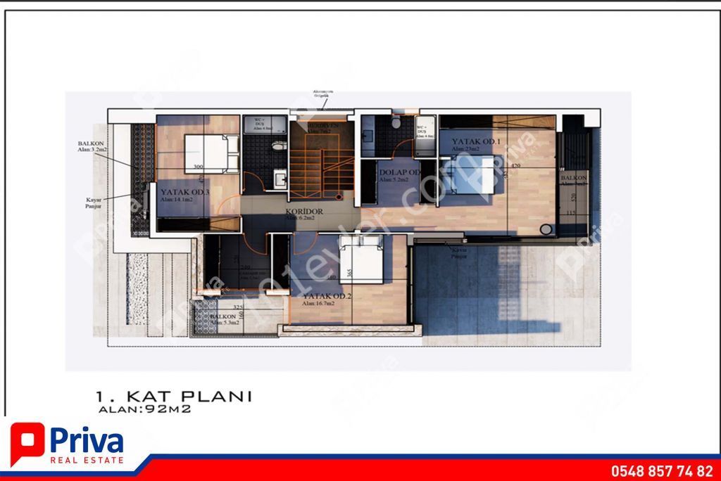 GİRNE EDREMİT'DE 4+1 SATILIK VİLLA