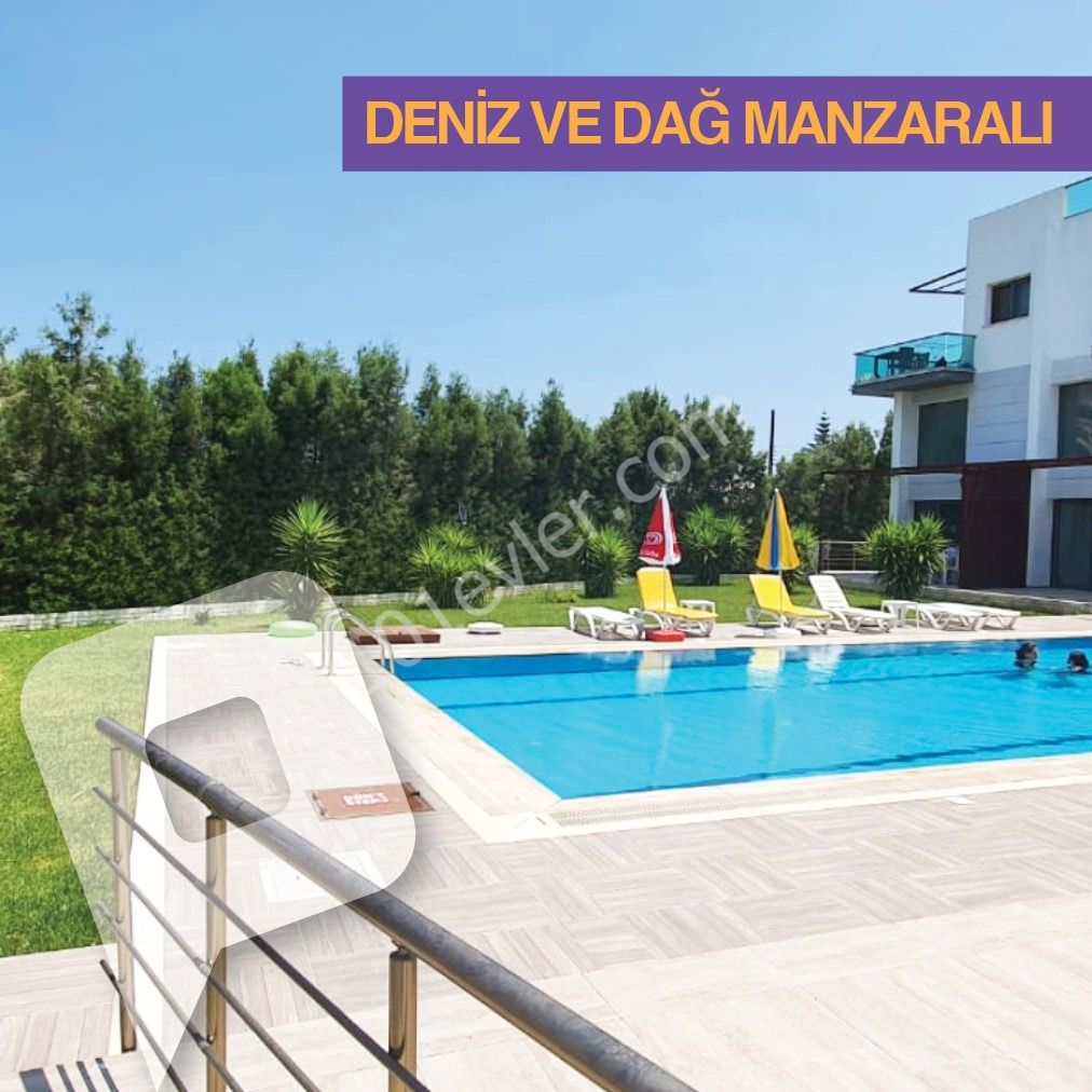 GİRNE SATILIK 1+1 SİTEDE DUBLEKS, KAYA PALAZZO OTELİ YANI, DENİZE 50m, ORTAK HAVUZLU