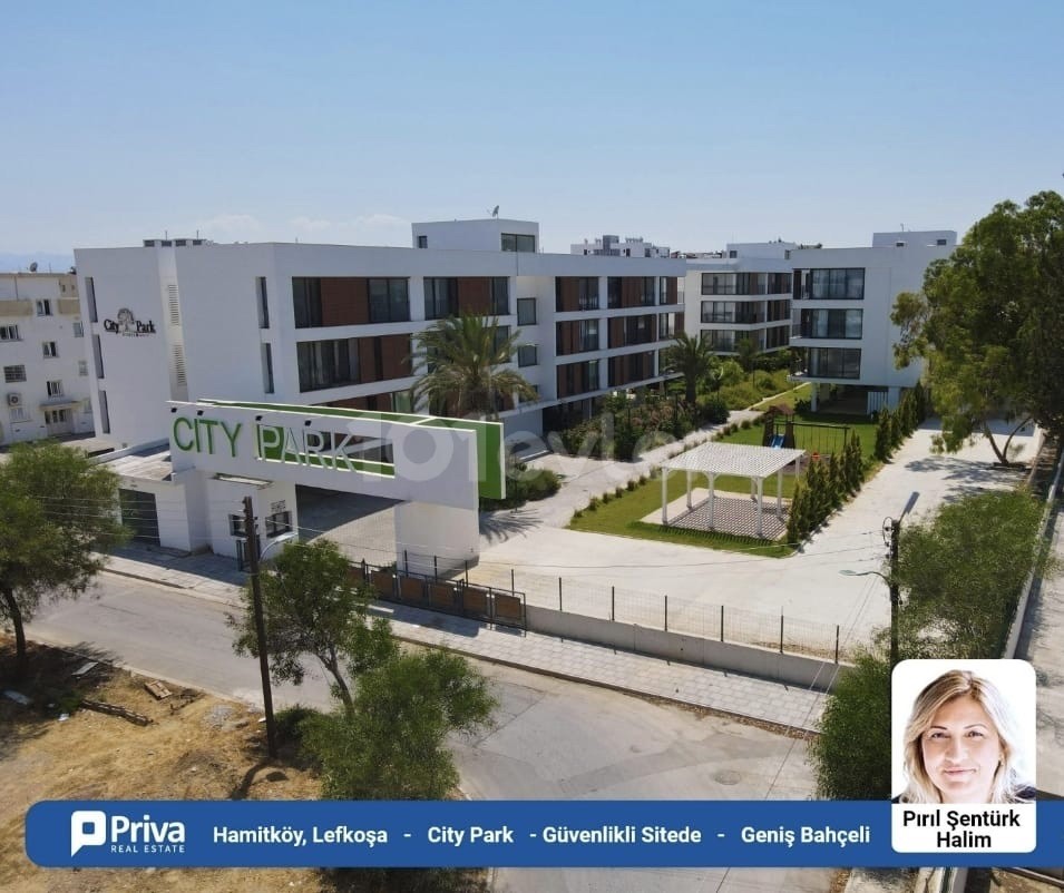 1+1 Wohnung zum Verkauf in Nikosia Hamitköy, Zypern 63 m2, Garten und 7/24 gesichertes Grundstück 47.000 Llogara ** 