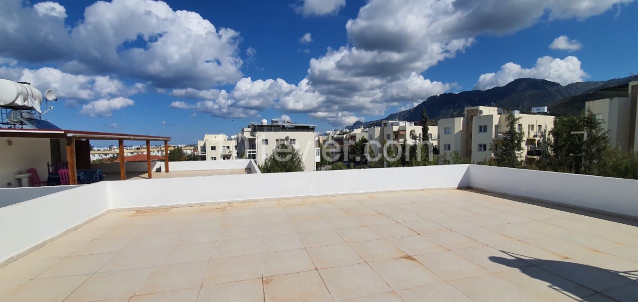 GİRNE ALSANCAK 2+1 KİRALIK DAİRE, DENİZ MANZARALI ve 90 m2 TERASLI