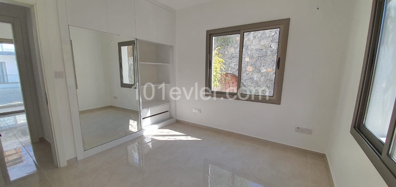 2 bedroom flat for rent in Alsancak, with garden, fruit trees, well