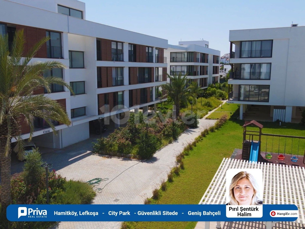 CYPRUS NICOSIA HAMIKOY 3+ 1 APARTMENT FOR SALE 133M2, WITH GARDEN AND SECURITY ON THE SITE ** 