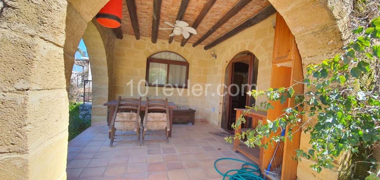 KYRENIA VILLA FOR RENT 3+1, SAME NECAT BRITISH SCHOOL, PRIVATE POOL, HEATER, SEA VIEW STONE HOUSE