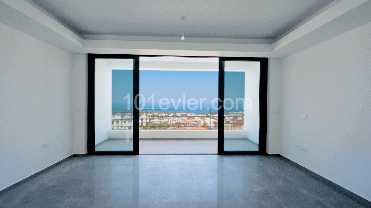 2+1 LUXURY PENTHOUSE WITH SEA VIEW FOR SALE IN ESENTEPE, KYRENIA, CYPRUS ** 