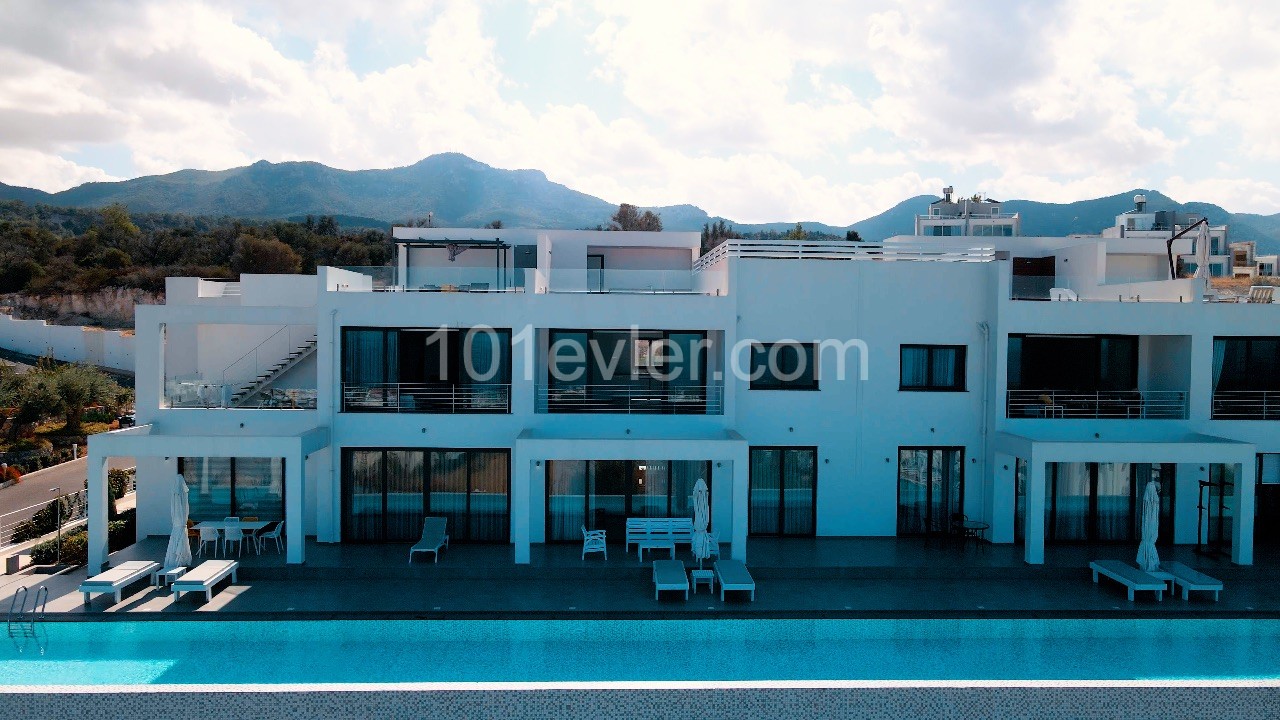 2+1 LUXURY PENTHOUSE WITH SEA VIEW FOR SALE IN ESENTEPE, KYRENIA, CYPRUS ** 