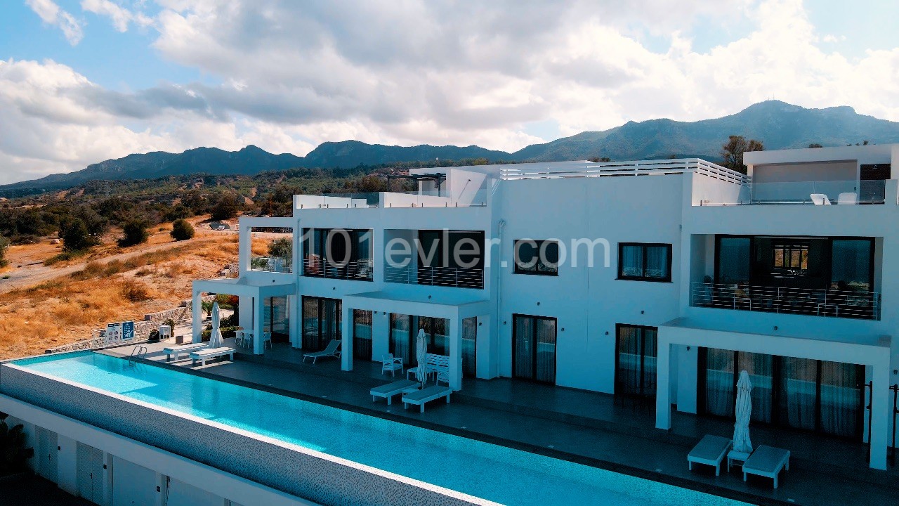 2+1 LUXURY PENTHOUSE WITH SEA VIEW FOR SALE IN ESENTEPE, KYRENIA, CYPRUS ** 